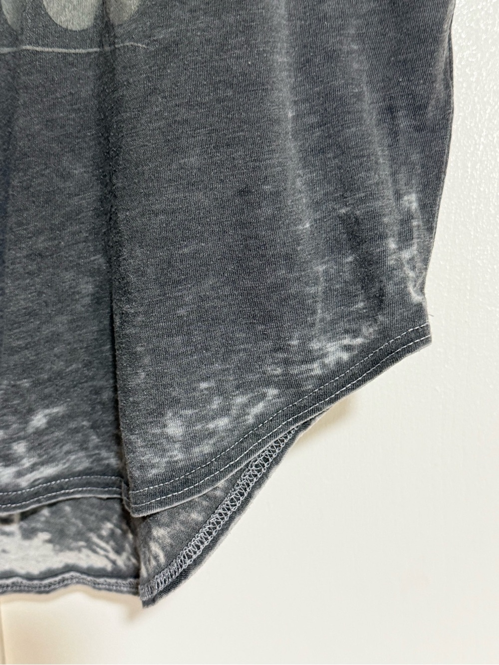 Chaser Moon Phase Burnout Graphic Tee Celestial Boho Gray Muscle Top Medium - Picture 11 of 14